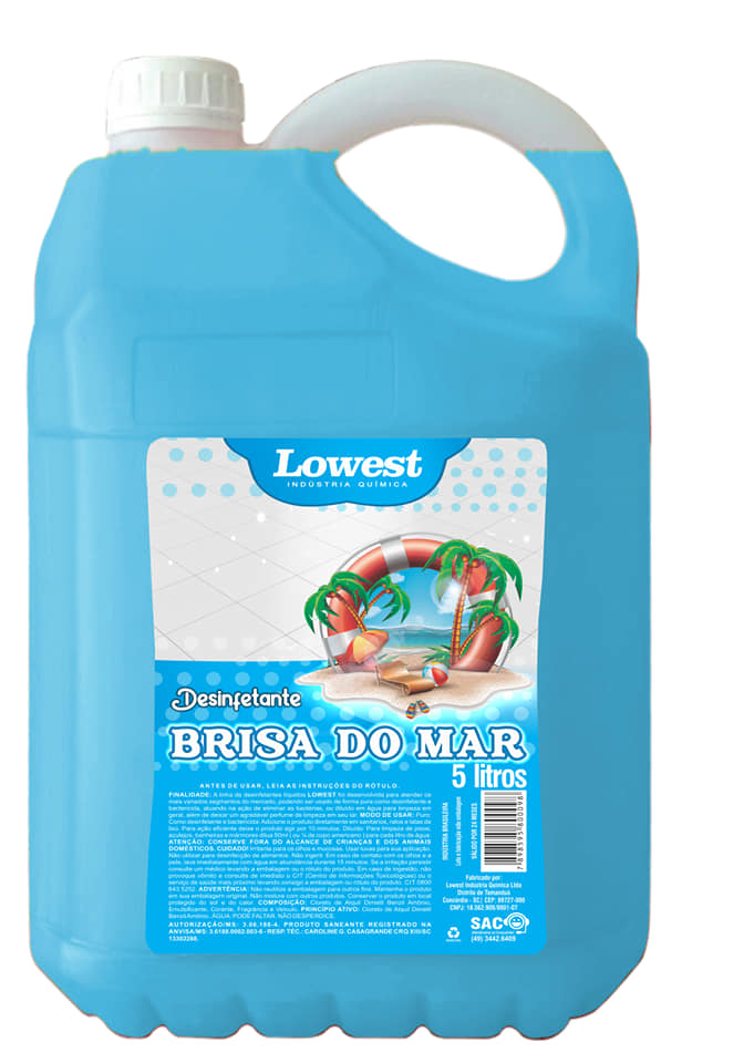 Desinfetante brisa do mar - DaCidadeShop