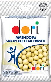 Amendoim chocolate branco - DaCidadeShop