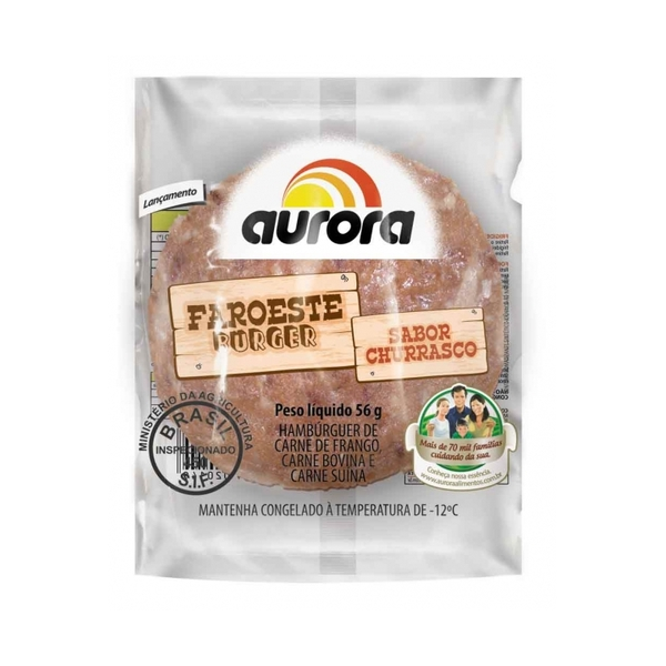 Hambúrguer de carne de Frango Aurora - DaCidadeShop