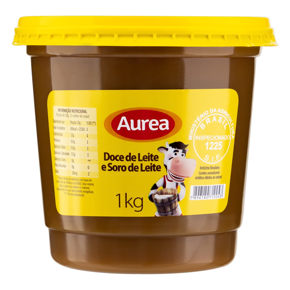 Doce de Leite Aurea 1 kg - DaCidadeShop