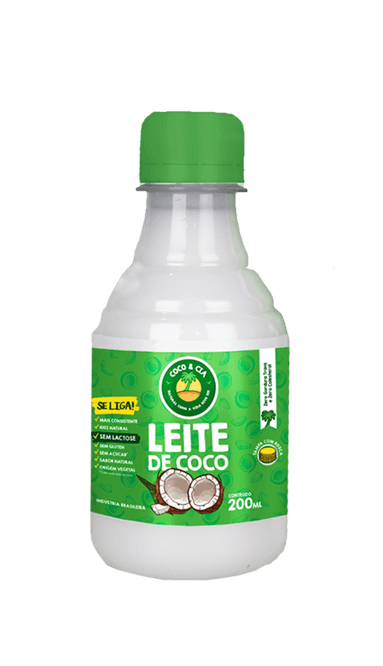 LEITE DE COCO COCO E CIA 200ML - DaCidadeShop