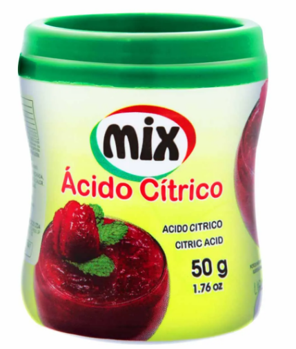 ÁCIDO CÍTRICO MIX 50G - DaCidadeShop