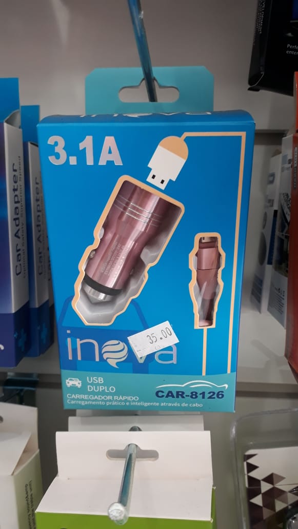Carregador de Celular Veículos - DaCidadeShop