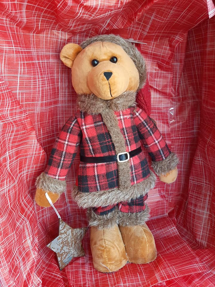 BONECO URSO MACHO EM PÉ - DaCidadeShop