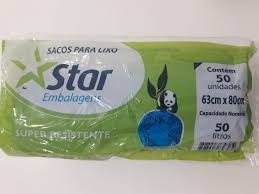 Sacos para lixo Star 50 Litros - DaCidadeShop