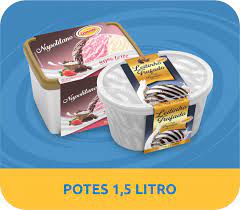 Sorvete Cremoso 1,5 kg - DaCidadeShop