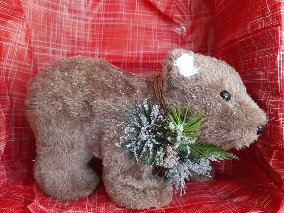 URSO MARROM 29cm  - DaCidadeShop