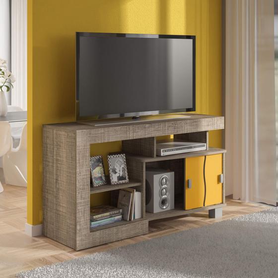 RACK - ARTELY – SENNA – CANELA/AMARELO/TV 42”