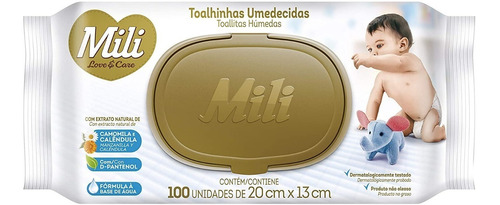 Toalhinhas umedecidas Mili - DaCidadeShop