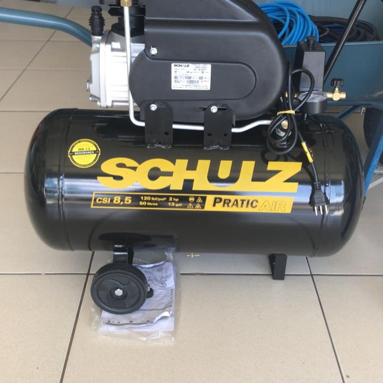 Compressor de ar Schultz 25 e 50 litros - DaCidadeShop