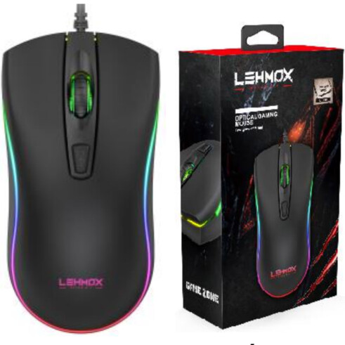 lehmox mouse gamer rgb - DaCidadeShop
