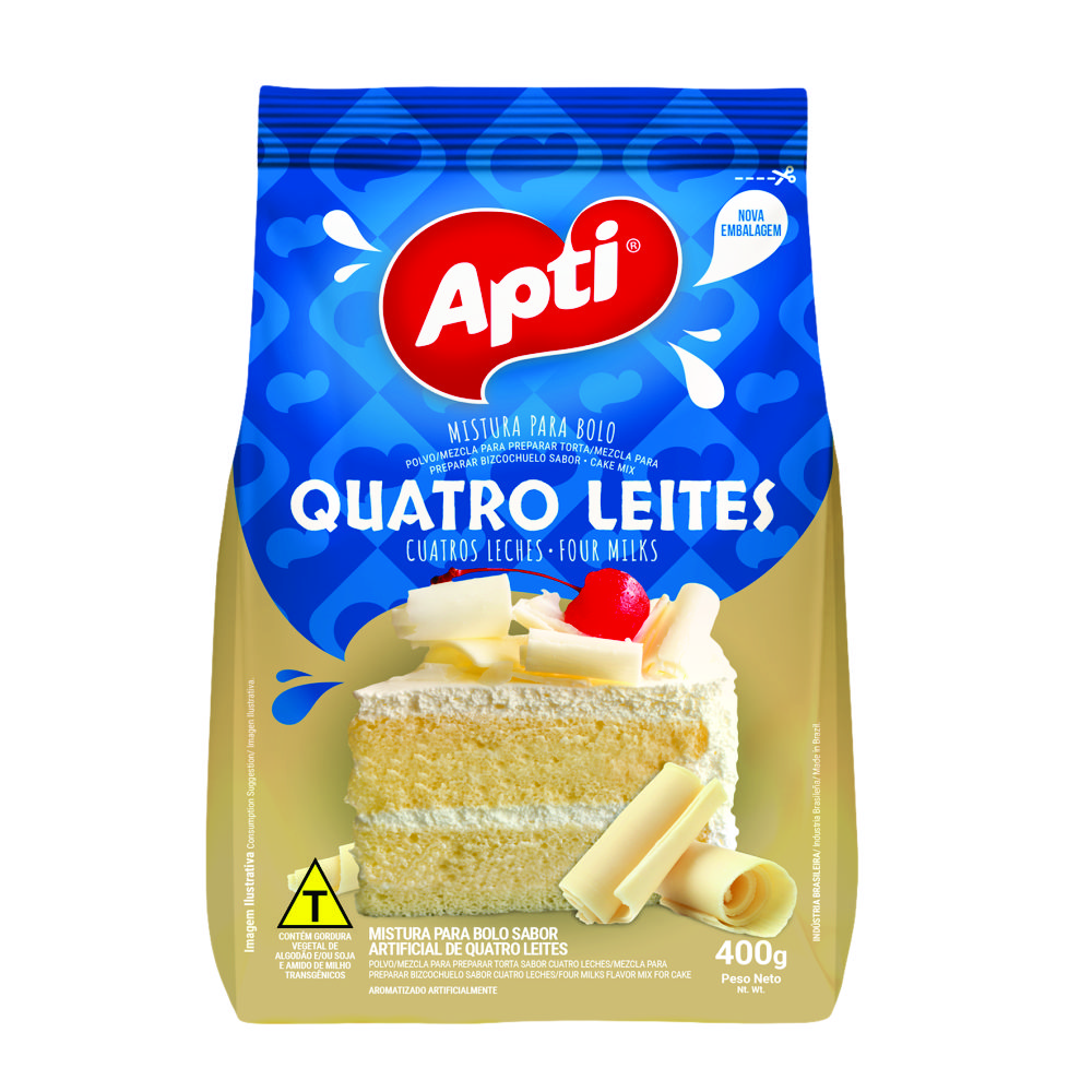 Bolo Apti quatro leites - DaCidadeShop