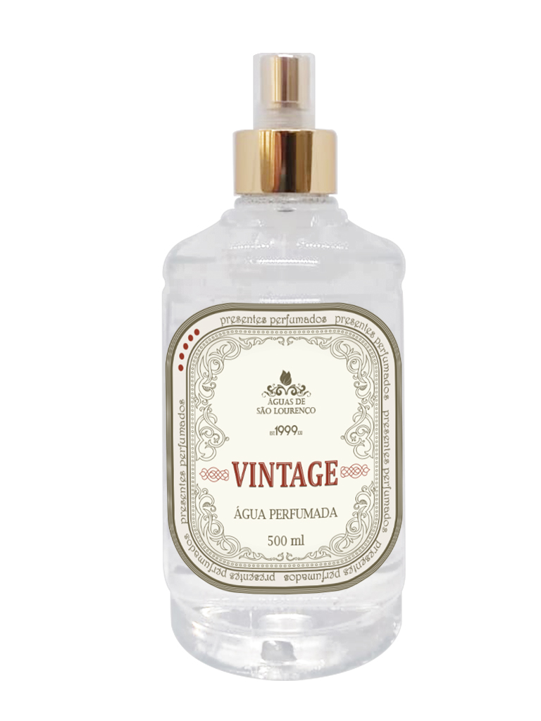 Água perfumada Vintage 500 ml - DaCidadeShop