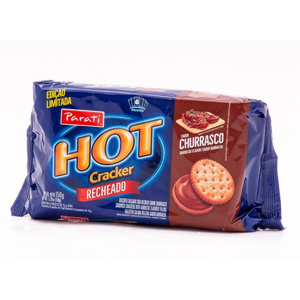 Bolachas Hot Cracker recheadas - DaCidadeShop