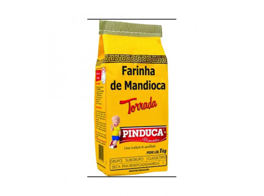 Farinha de mandioca Torrada Pinduca - DaCidadeShop