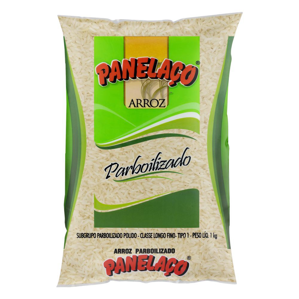 Arroz parboilizado panelaço 1 kg - DaCidadeShop