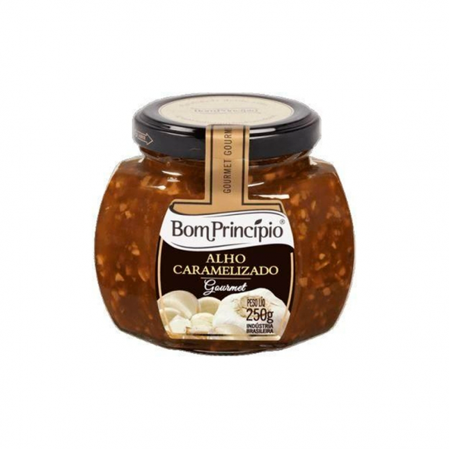 GELEIA GOURMET ALHO CARAMELIZADO BOM PRINCÍPIO 250G - DaCidadeShop