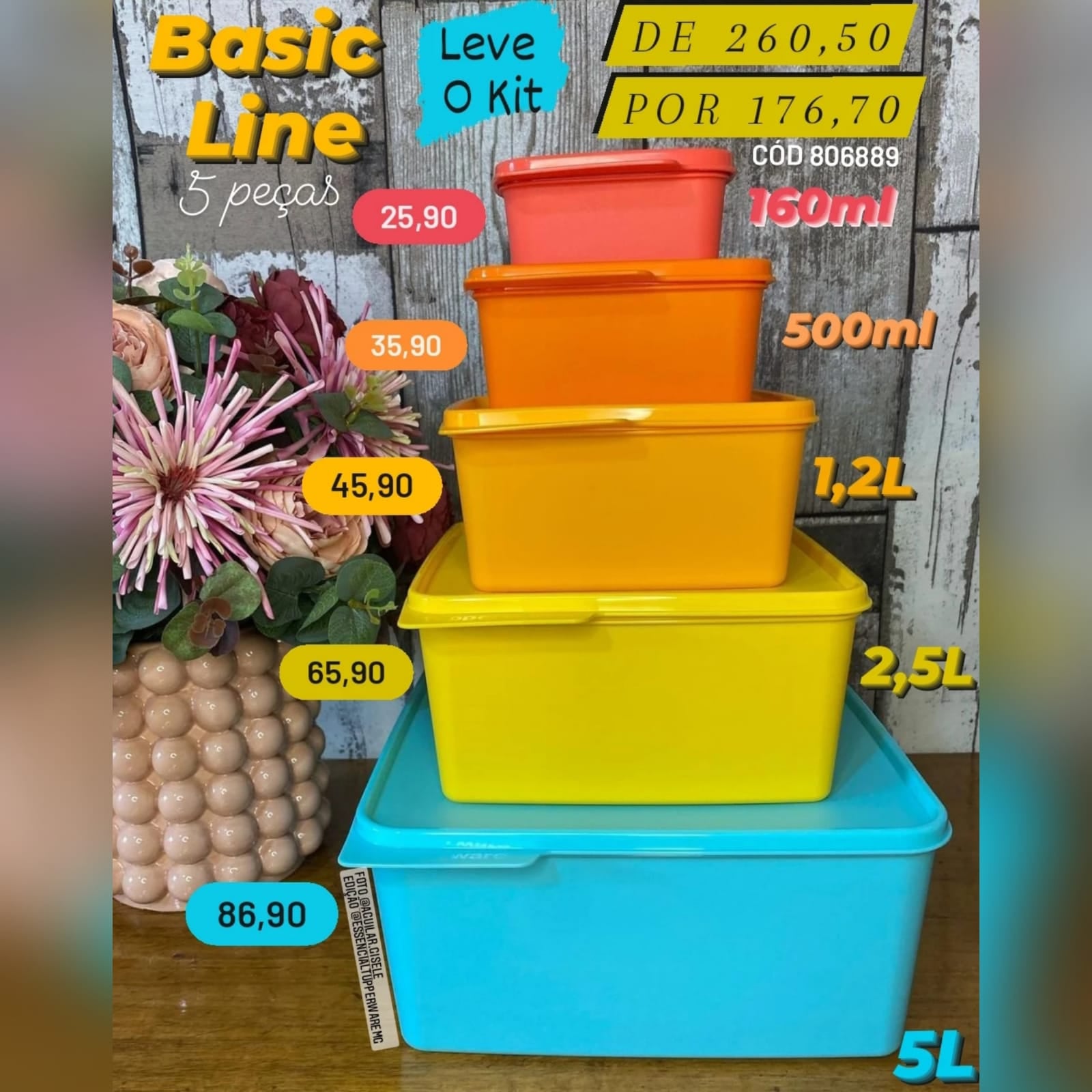 Kit Basic Line  - DaCidadeShop