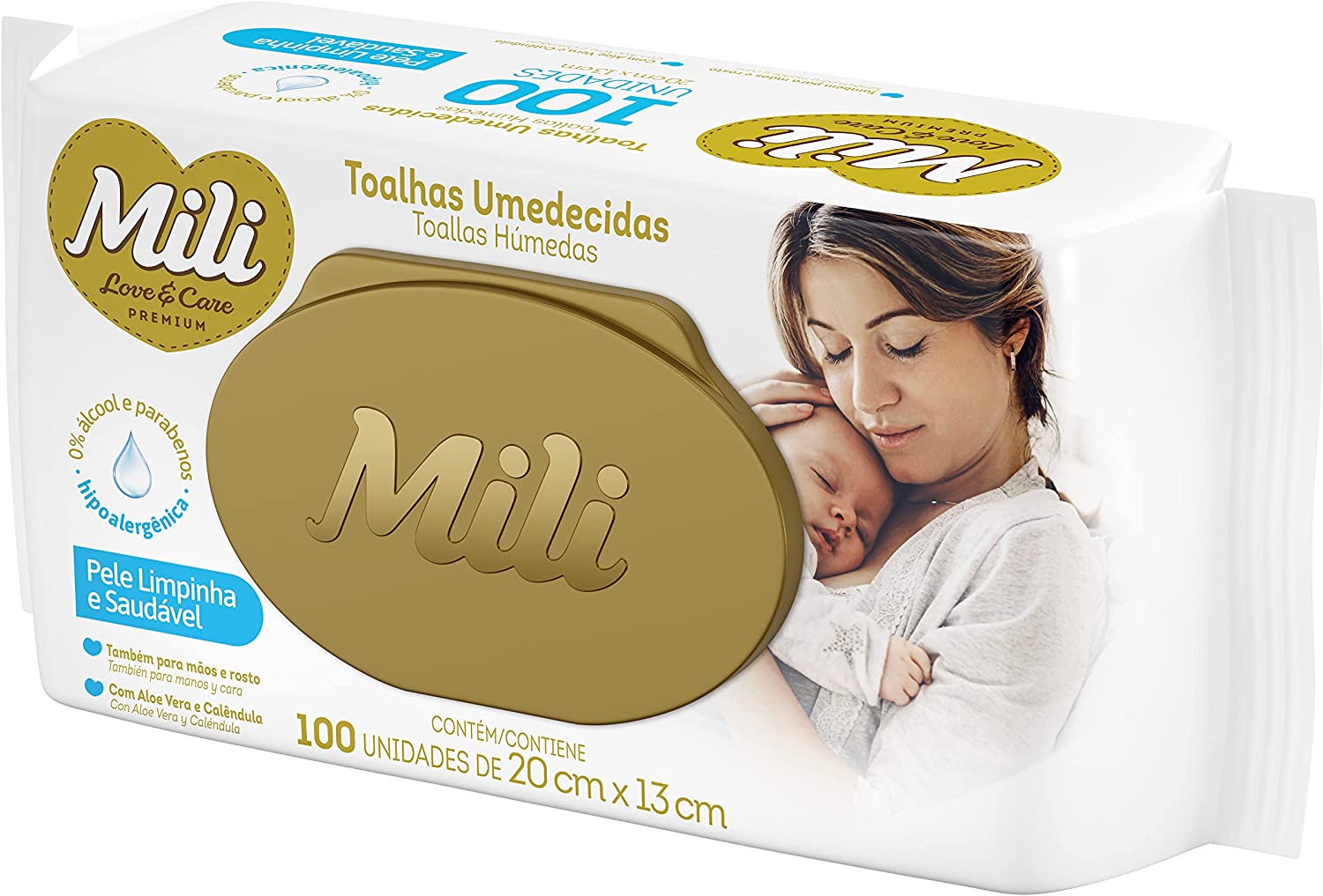 Toalhas Umedecidas Mili - DaCidadeShop