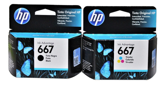cartucho colorido hp 667 - DaCidadeShop