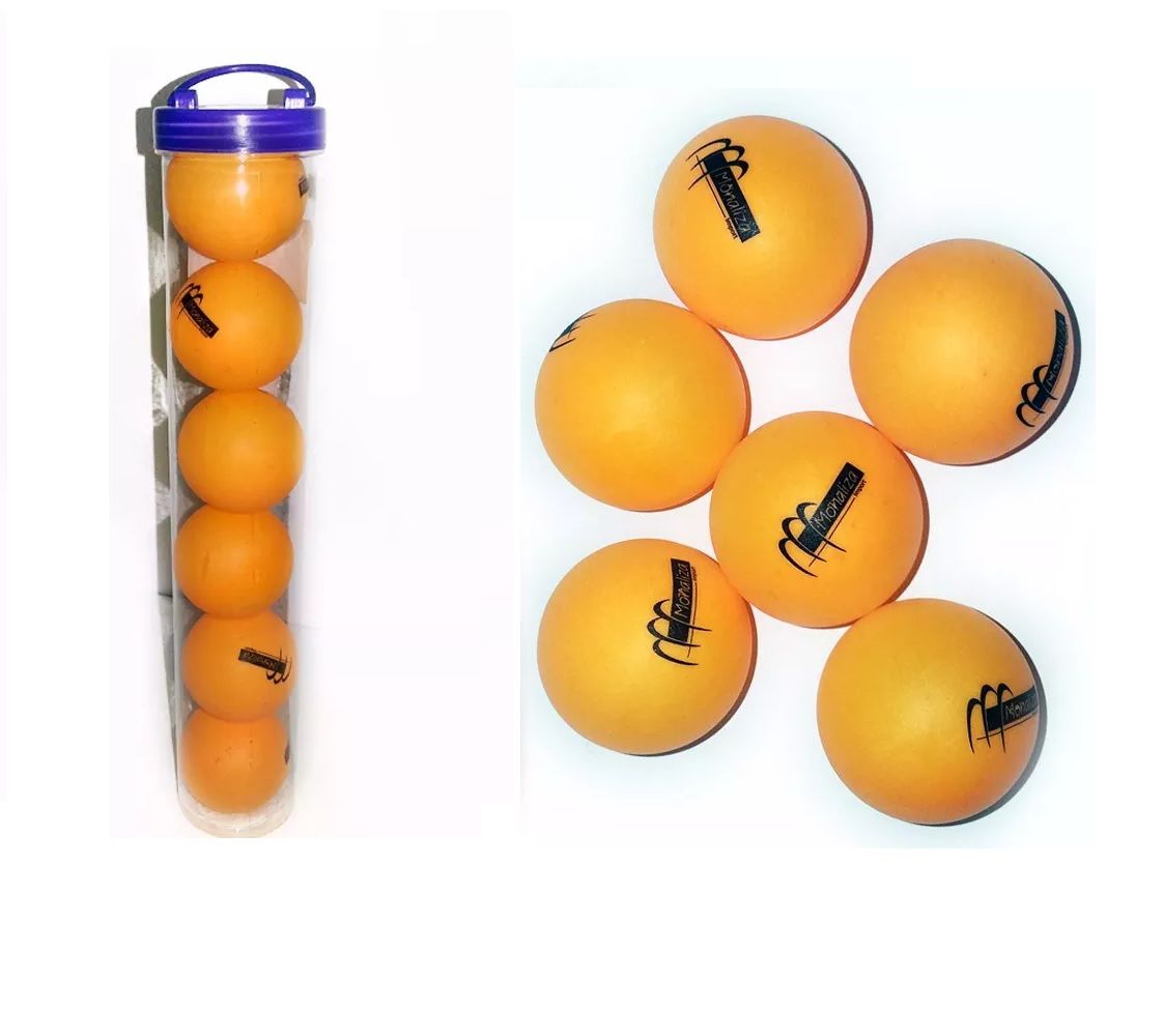 kit 6 bolinhas de ping pong - DaCidadeShop