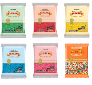 GRANULADO COLORIDO DIVERSOS KI-KAKAU 150G - DaCidadeShop