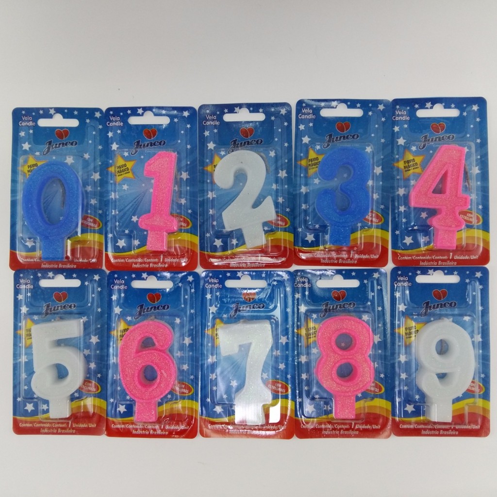 Vela de aniversário  - DaCidadeShop