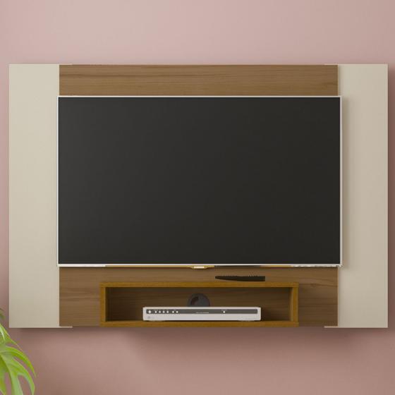 RACK - ARTELY – CINE– FLEX- FREIJO / OFFWHITE - TV 42” - DaCidadeShop