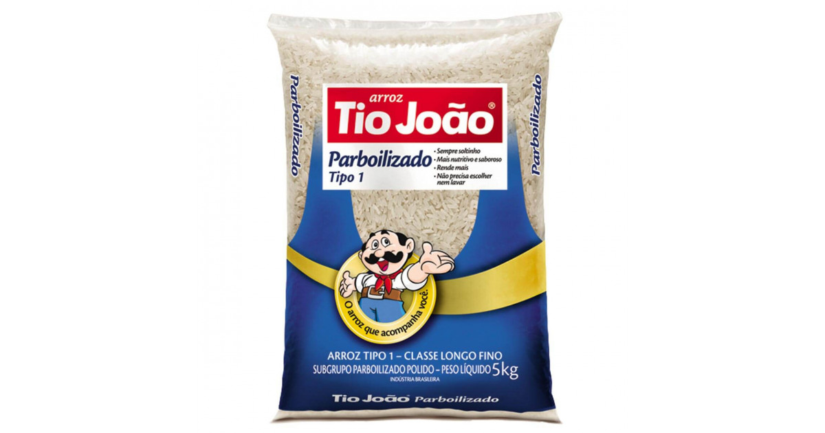 Arroz Tio João 5 kg - DaCidadeShop