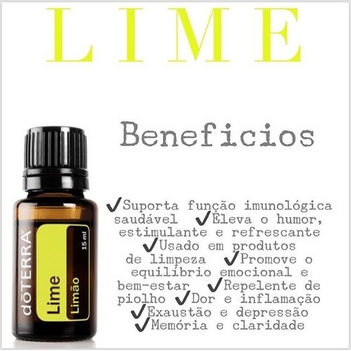 Lime Óleo Essencial - DaCidadeShop