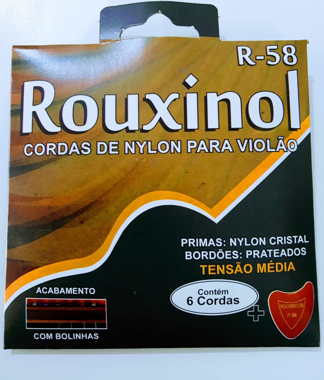 Cordas de Nylon para Violão - Rouxinol R-58 - DaCidadeShop