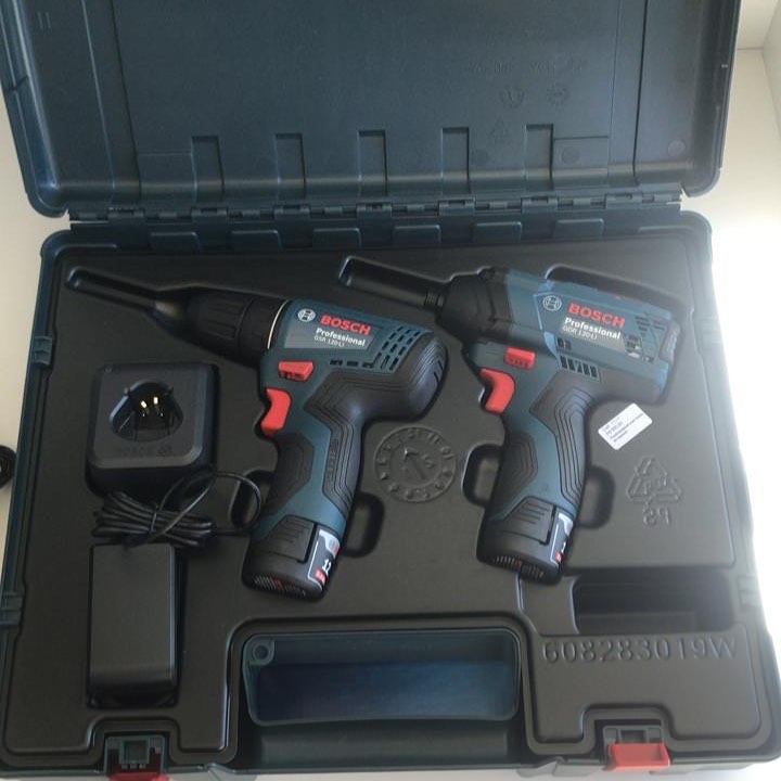 Conjunto parafusadeira e furadeira Bosch - DaCidadeShop