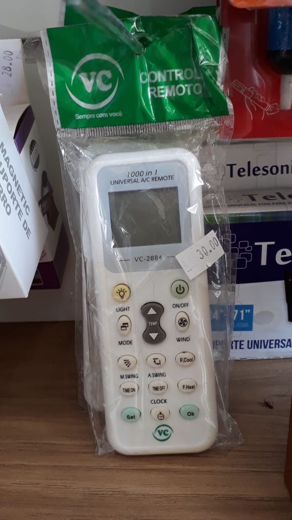 Controle Universal para Ar Condicionado - DaCidadeShop