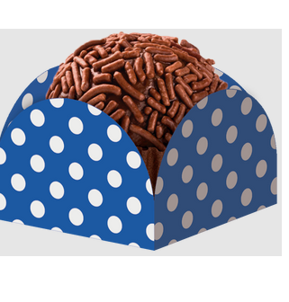 PORTA FORMINHA DECORADA BOLINHAS - DaCidadeShop