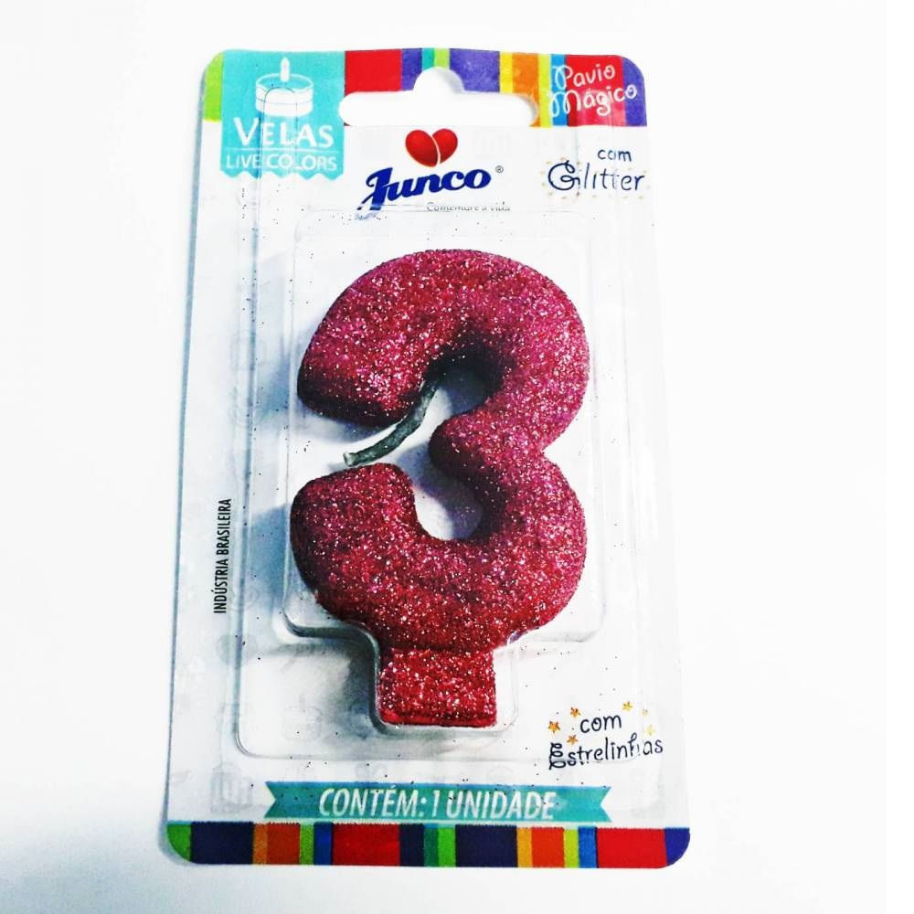Vela de aniversário  - DaCidadeShop