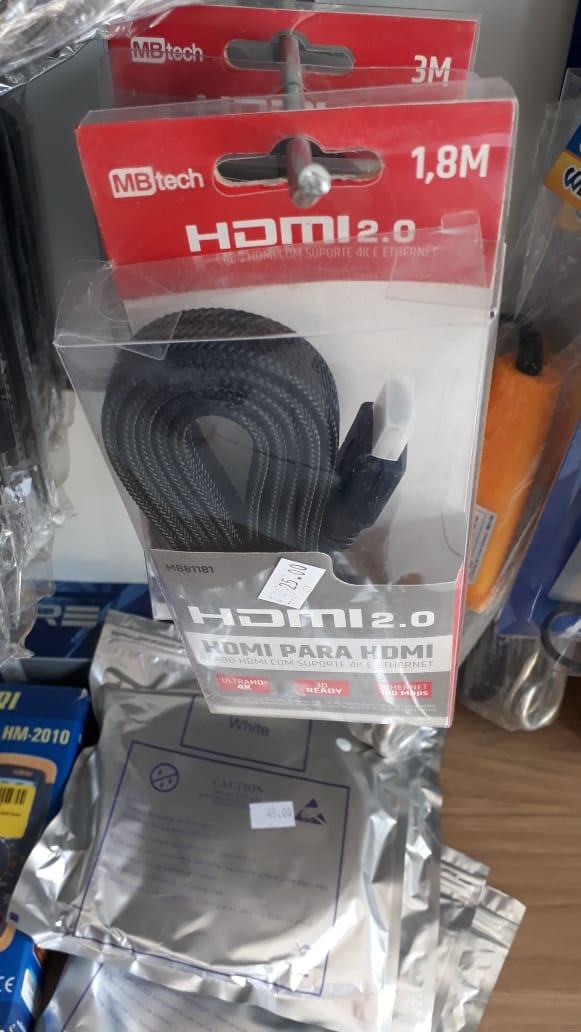 Cabo HDMI 1.8 m - DaCidadeShop