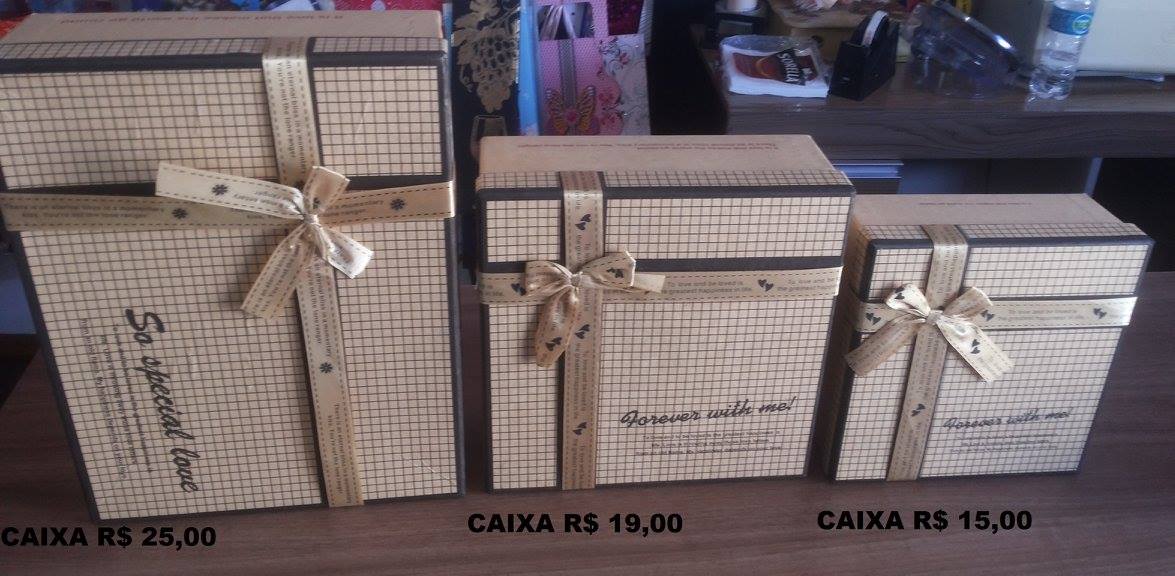 Embalagens para presente - DaCidadeShop