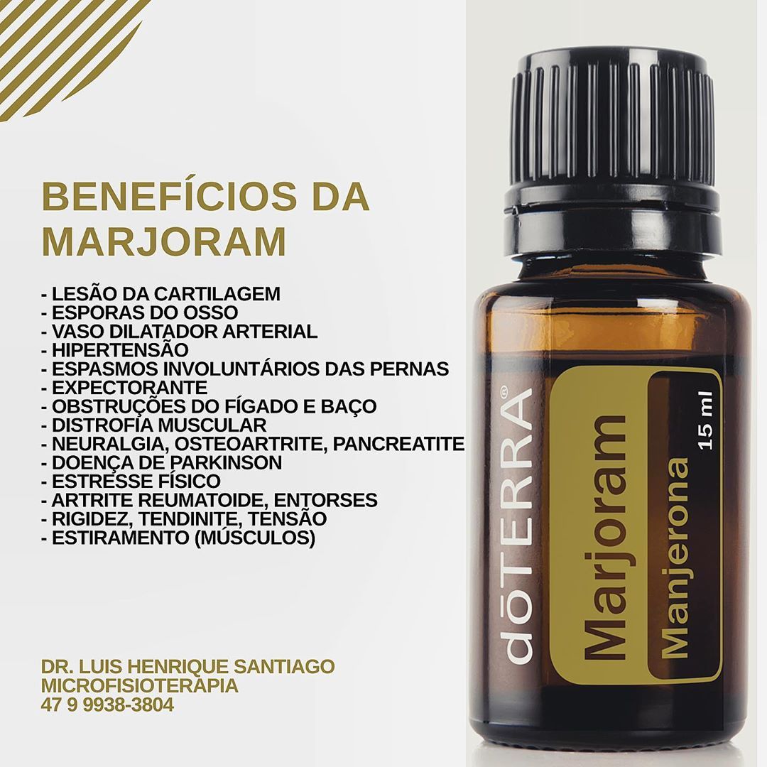 Marjoram Óleo Essencial - DaCidadeShop