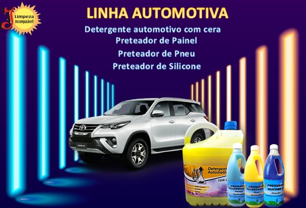 Linha de limpeza automotiva - DaCidadeShop