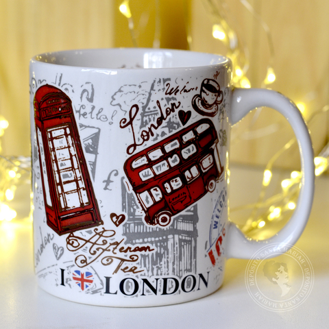 caneca reta london 300ml - DaCidadeShop