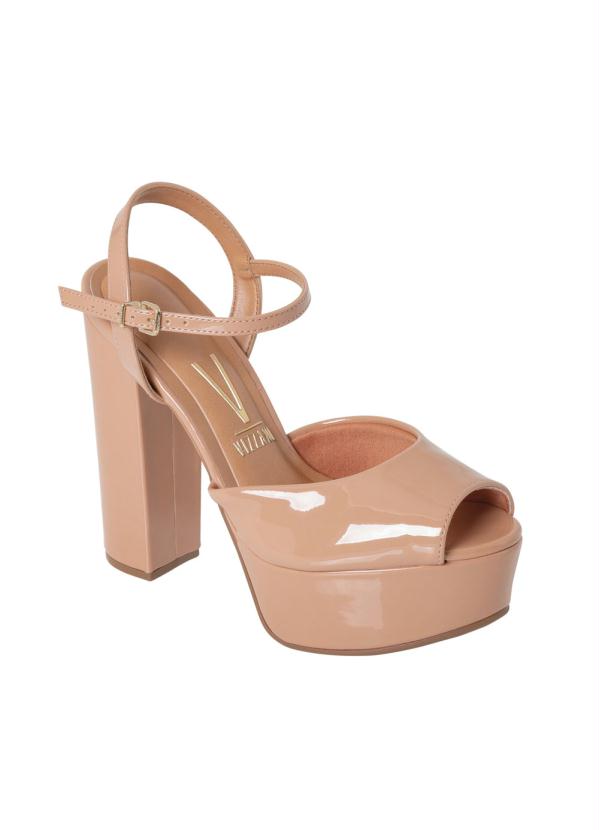 Sandália Nude Vizzano  - DaCidadeShop