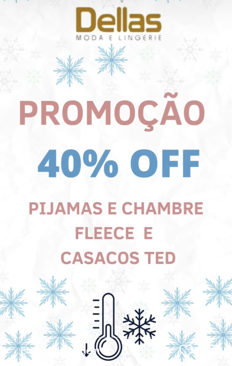 Promoção da Dellas House 40% Off  - DaCidadeShop