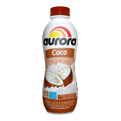 Iogurte Aurora coco - DaCidadeShop