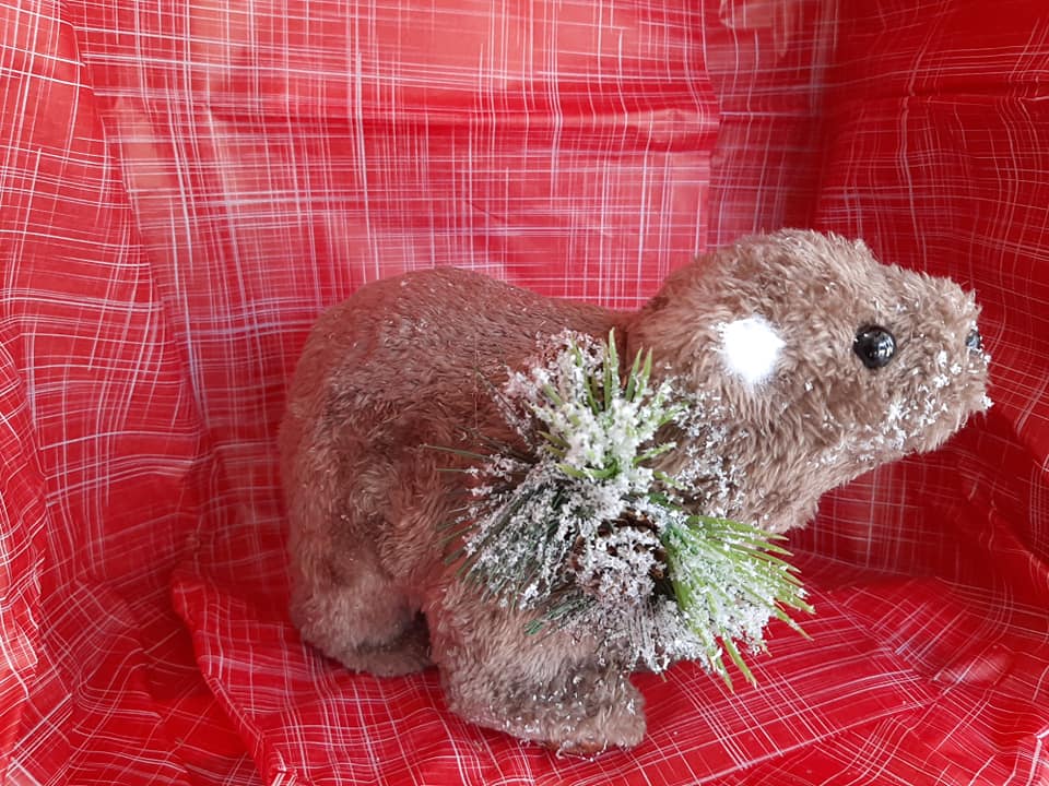 URSO MARROM 16cm  - DaCidadeShop