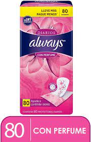 Absorvente Always con perfume - DaCidadeShop