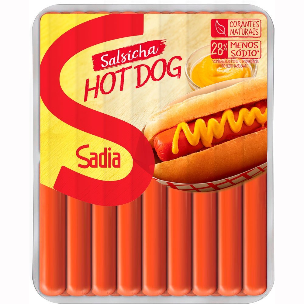 Salsicha hot dog Sadia - DaCidadeShop