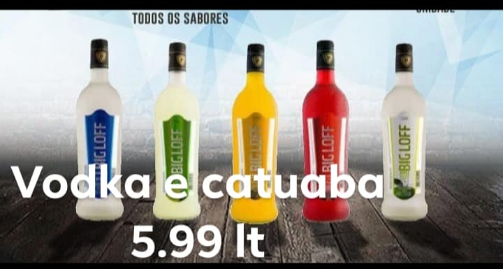 Vodka e catuaba - DaCidadeShop