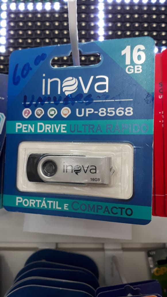 Pen Drive de 16GB - DaCidadeShop