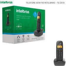 telefone sem fio intelbras ts 2510 - DaCidadeShop