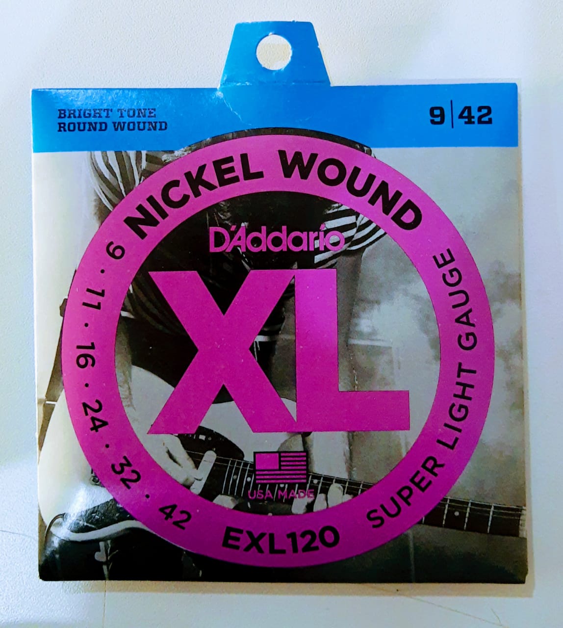 D'Addario Nickel Wound EXL120 Guitarra 9-42 - DaCidadeShop